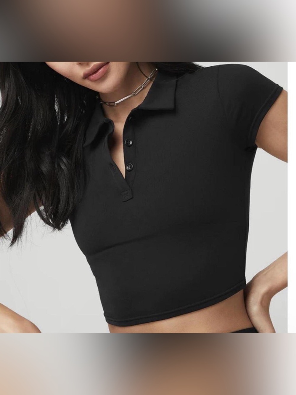 Alo Yoga Choice Polo Cropped